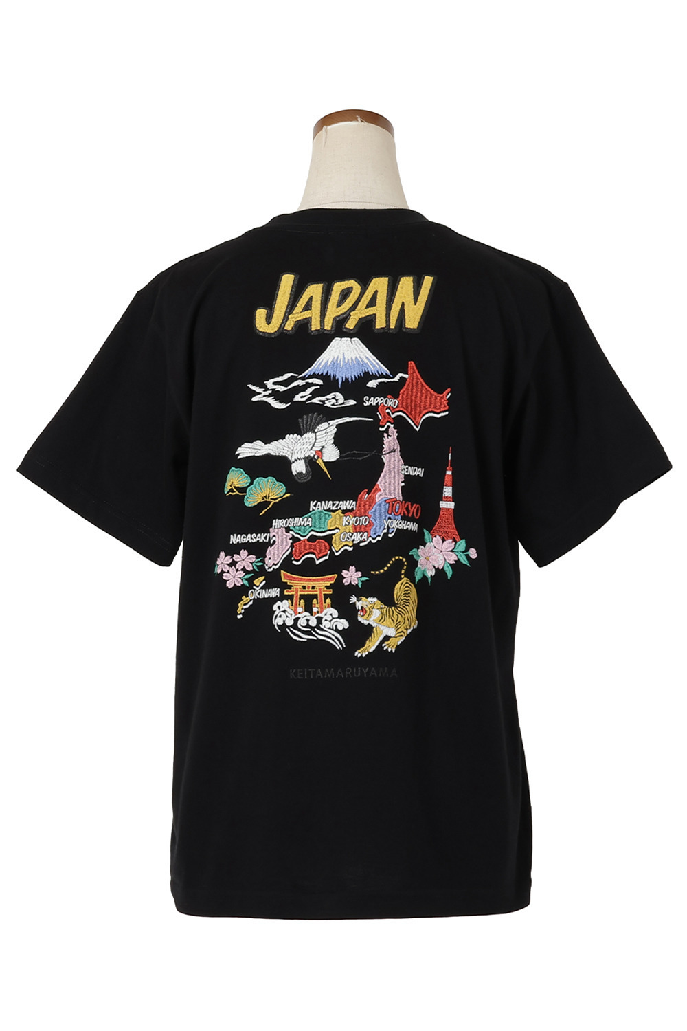 JAPAN Embroidery Style Print Tシャツ 詳細画像 ホワイト 6